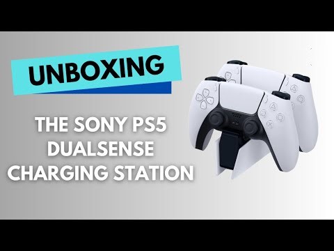 Unboxing the Sony Playstation 5 DualSense Charging Station Unboxing - ASMR