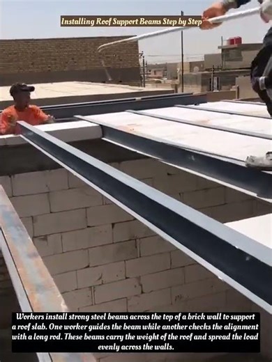 Installing Roof Support Beams Step by Step