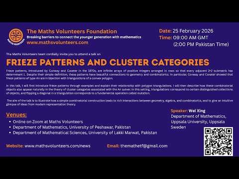 Introduction to Representation Theory: Frieze Patterns and Cluster Categories by Wei Xing