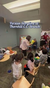 Did you know we have Persian Storytime at our Thornhill C.C. branch? The next one coming up is on May 1. Hope to see you there. https://ow.ly/5THi50VxvMT | Markham Public Library