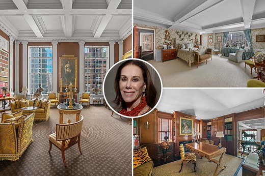 Exclusive | Oscar de la Renta muse Carolyne Roehm seeks $5.49M for her opulent NYC home: ‘It was perfect for my art’