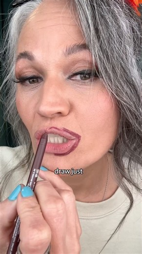 You OVERLINE your lips like a kindergartner