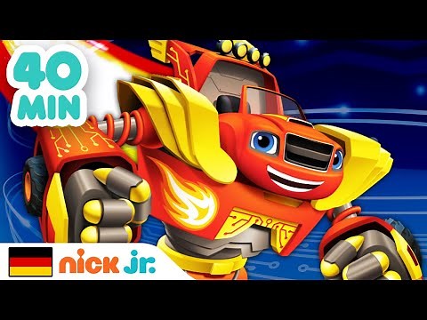 Blaze und die Monster-Maschinen | 40 MINUTEN mit Roboter-Blaze | Nick Jr.