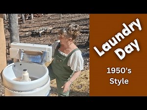"Washing Clothes Like It’s 1950 – The Ultimate Homestead Test