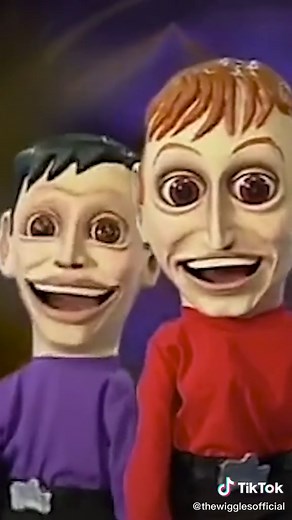 The Wiggle Puppets have come out of retirement for ReWiggled, courtesy of @The Chats #TheWiggles #thechats #puppets