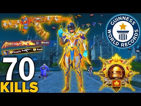 70 Solo KILLS!!😱 MY NEW SEASON BEST GAMEPLAY w/BEST X--SUIT😍 PUBG MOBILE - BGMI
