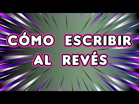 Cómo escribir al revés: Cómo poner letras al revés! Cómo poner texto boca abajo!