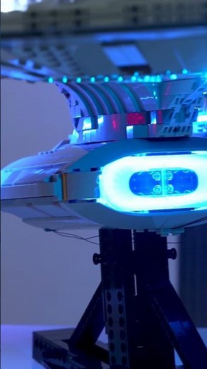 🛸Upgrade the LEGO Enterprise with cinematic lighting effects🚀