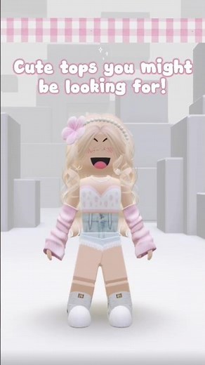 Cute pink and white shirts you might be looking for on roblox! #aestheic #roblox #shirts