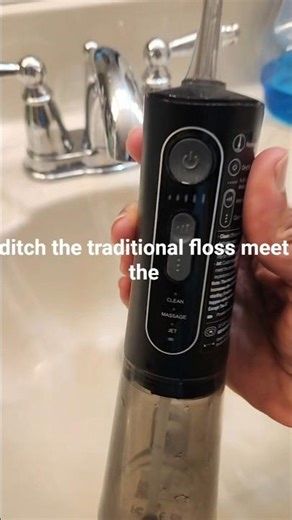 Using a Water Flosser for dental hygiene