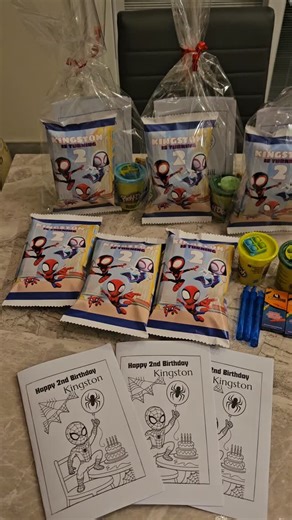 GlitzyTotes on Instagram: "Wishing awesome adventures and thrills by the ton to a wonderful kid who's a webload of fun! 🕷 🕸 #spidermanacrossthespiderverse #spiderman #spider #spideylife #spidermanfarfromhome #spiderweb #spidey #spideypool #spideyandhisamazingfriends #spiderverse #spider_man #spidersofinstagram #spidermanfans #spidermantheme #birthdayparty🎉 #birthdayfun #birthdaybash #birthdayparty #birthdayboy #birthdaycelebration #loot #happybirthday❤️ #birthdaycake🎂 #birthdayboy🎉"