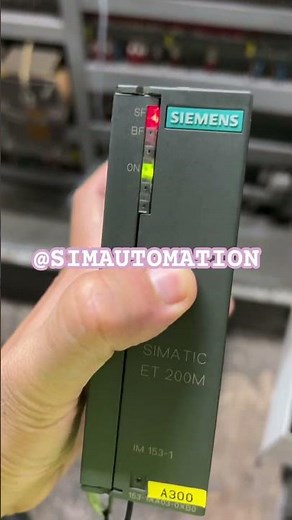 Powering Siemens IM153-1 interface module #shorts by ‪@simautomation‬