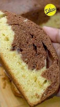 Moist & Fluffy Homemade Marble Cake | Bakery-Style Recipe