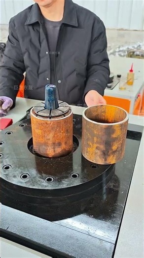 Seamless steel pipe flaring and rounding #pipeexpansionmachine