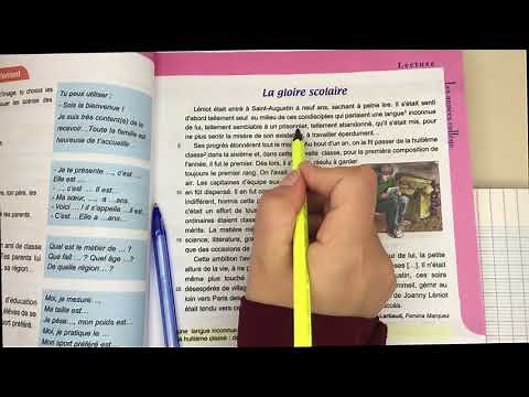 8éme - Français- la gloire scolaire