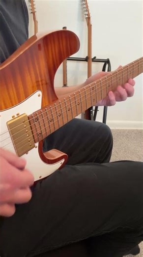 Shredding it up in A major 🎸