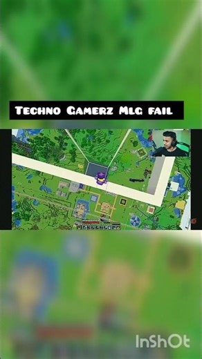 Techno gamerz mlg fail herobrine SMP #shorts #minecraft