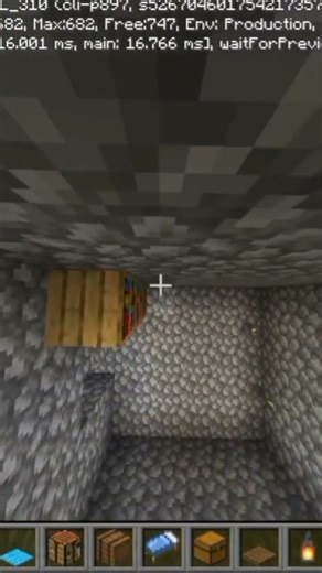 T1.pt.1 How to build a house inside a cobblestone block #shorts #minecraft #construction