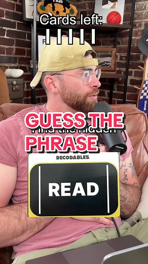 Playing Decodables, now available on TikTok shop @discardpilegames #decodables #partygame