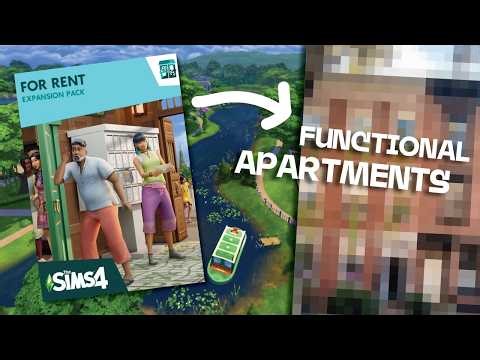 furnishing *functional apartments* in the sims 4 live
