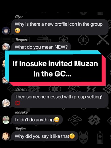 Inosuke should be ban from the group😭🙏 #infinitycastle #demonslayer #anime #animechat #tanjiro