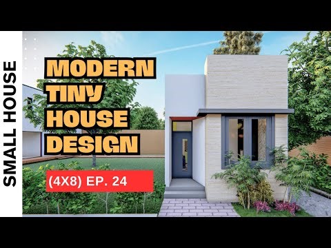 Modern Tiny House Design 4x8m