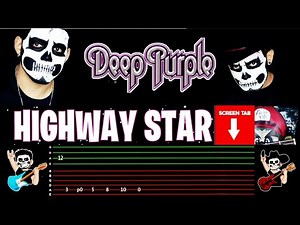 【DEEP PURPLE】[ Highway Star ] cover by Dotti Brothers | GUITAR/BASS LESSON