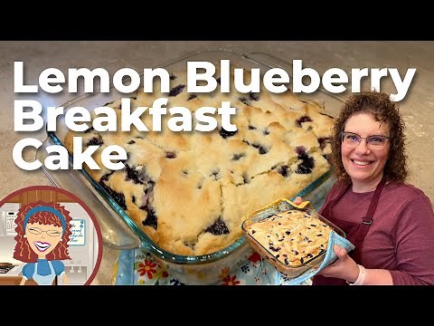 How to make Lemon Blueberry Breakfast Cake