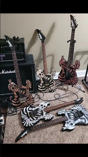Rokken Bones restring party! George Lynch Mr Scary Dokken JFrog!