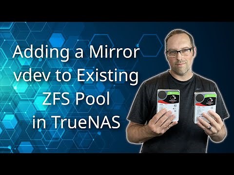 Adding a Mirror vdev to Existing ZFS Pool in TrueNAS
