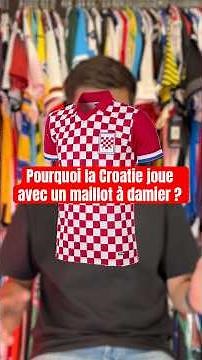 Why does Croatia play in a checkered jersey? 🇭🇷