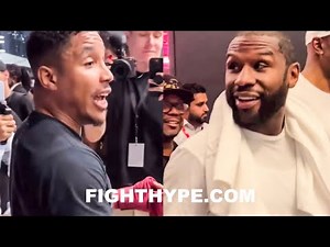 FLOYD MAYWEATHER PUNKS “PRETTY BOY” TAYLOR DURING CONFRONTATION; DARES HIM TO SPAR & HE BACKS OUT