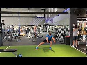 Adductor Phase 1: Slider Lateral Lunge