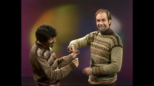 Stringless ring magic trick.