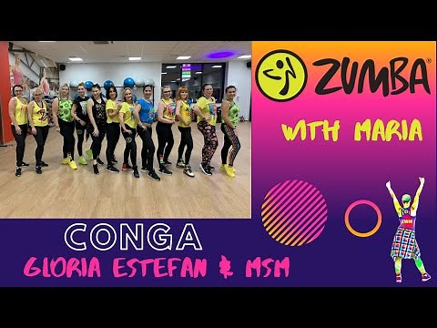 Gloria Estefan & MSM - CONGA - ZUMBA® - choreo by Maria - ⚡️SALSA⚡️