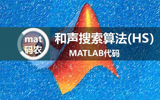 和声搜索算法（HS），完整MATLAB代码，哈哈，第一次拼音缩写和英文撞名的算法，科研必看图，最终出图...