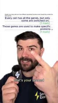 IGCSE Biology- Gene Expression Exam Question