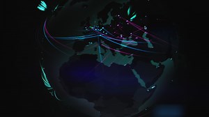 Download Space view of the Earth with cloud formation. Ultra realistic 3D animation. 4K, 30 fps. for free