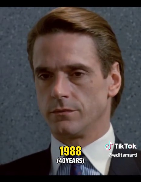 Jeremy Irons evolution (1981-2024)......#jeremyirons #evolution #80s #90s