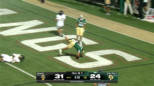 Cal Poly scores go-ahead TD with 9 seconds left to upset Idaho - Stream the Video - Watch ESPN