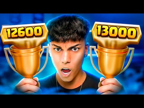 SE EU PERDER ANTES DE CHEGAR NOS 13 MIL TROFÉUS.. O VÍDEO ACABA! *deu tudo errado* 😭