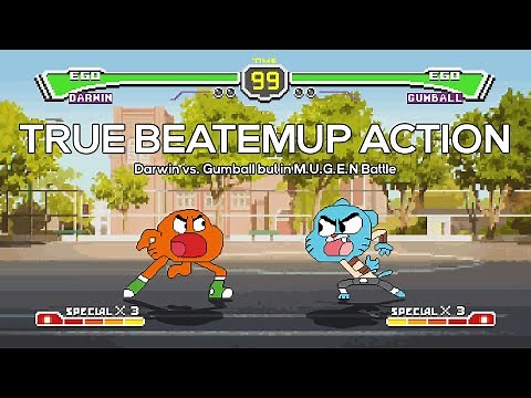 MUGEN Battle: Gumball vs. Darwin - The True BeatEmUp Action