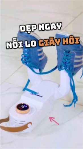 Máy sấy giày khử mùi bằng tia cực tím thông minh 😶💕