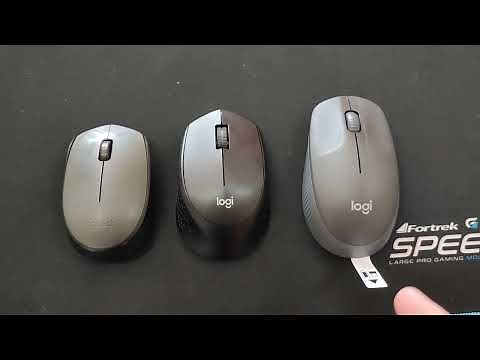Review e comparação entre os mouses M170 M190 M280 da Logitech