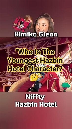 Hazbin Hotel's Youngest Character Revealed! 😱 | Niffty Fact #hazbinhotel #shorts