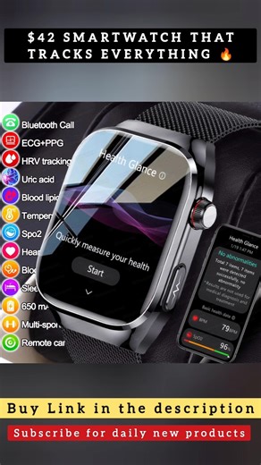 $42 Health Smartwatch 😱 (92% OFF)