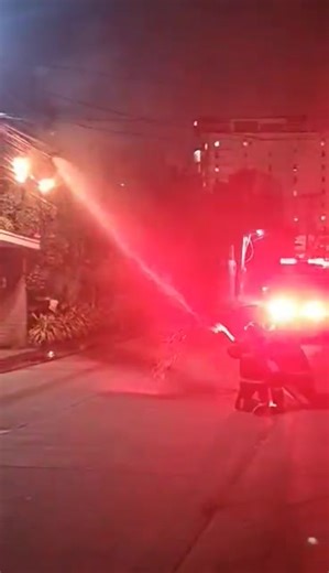Firefighters respond to an electrical fire on Sanson Road, Barangay Lahug, Cebu City on Friday, October 20, 2023. | via RJM | SunStar Cebu