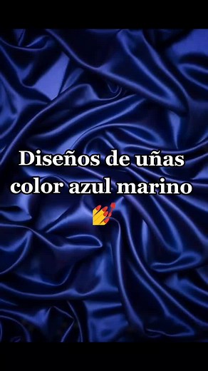 Uñas color azul marino 💅 #uñasbonitas #uñas #diseñosdeuñas #uñasacrilicas #uñasazules💙 #parati #viral