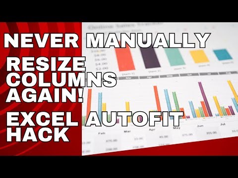Never Manually Resize Columns Again! Excel AutoFit Hack