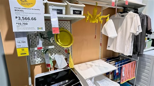 A detailed look at IKEA’s Laundry Storage Area 🧺 From compact laundry corners to bigger utility spaces — and even options you can use as outdoor storage for plants — this video walks you through open racks, stainless-steel style shelves, covered cabinets for washing machines, drying racks, small organizers, and other practical essentials. If you’re planning to buy or looking for smart storage ideas, this video is your best guide! #ikealaundry #ikeafinds #LaundryStorage #IkeaOrganization #shopwi